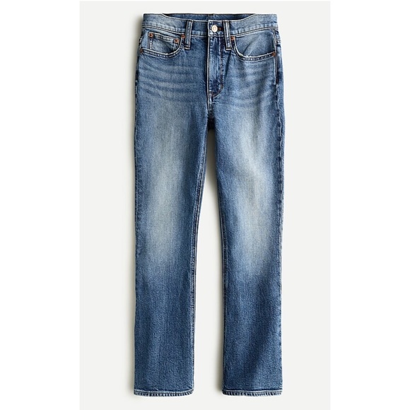 NWT J. Crew Demi-Boot Crop Jean in Indigo Jones Wash - Picture 2 of 10